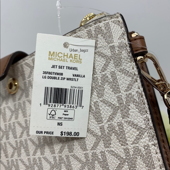 Michael Kors JST Large Double Zip Wristlet - Picture 6 of 10